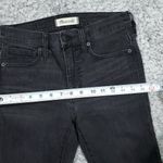 Madewell 9" Mid High Rise Skinny Jeans Ripped Distressed Size 25 Black Sea H2230 Photo 11