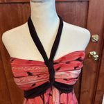 Vintage La Belle Pink Halter Mini Dress Size Small Photo 4