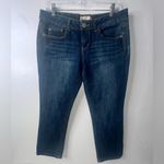 SO  Women's‎ Denim Jeans Size 11 Blue Ankle Dark Wash Cotton Blend Stretch Photo 1