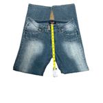 Angels Y2K Straight Leg Denim Blue Jeans Mid Rise 12 Stretch Embroidered Pockets Photo 2