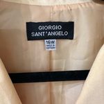 Giorgio Sant’Angelo Blazer Butter Yellow Jacket Blazer Size 16W Photo 4