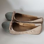 Franco Sarto Centara 2 Nude Mesh Metal Captoe Bow Ballet Flats Size 7½ Photo 6