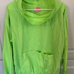 Vintage neon green Pinwheels pullover windbreaker 80’s workout vibes Size M Photo 0
