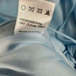 PromGirl Rated PG Backless Sequin Short Prom Dress Floral Ice Blue 6 NWT Photo 8