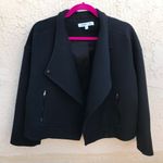 Elizabeth and James women’s Kellan collar black biker jacket size small S Photo 4