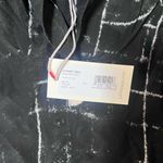 Johnny Was NWT Pete & Greta x Houston Silk Tunic Hoodie – Black & White (XL) Photo 3