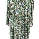 J.Jill wearables size L tropical leaf print tunic top. Green Size L Photo 1