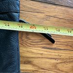 B. Makowsky Black Leather Drawstring Shoulder bag Photo 4