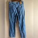 ZARA size 6 long 33” inseam jeans straight leg Photo 10