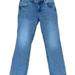 Hudson Jeans Women’s Sz 8 Light Wash Straight Leg Flap Pockets Denim Mid Rise Photo 1