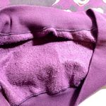 Disney Vintage  Designs Mickey Face Print Pullover Sweatshirt Unisex Purple Large Photo 7