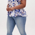 Torrid floral baby doll georgette flutter sleeve blouse 2X Photo 1