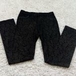 Insight Black Paisley Skinny Dress Pants Stretchy High Rise Size Medium Pockets Photo 2