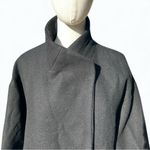 ZARA  Black Wool Blend Coat Women’s Medium - Minimal Wear, Chic & Warm Photo 2