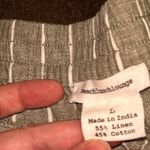 BeachLunchLounge Gray Striped Wide-Leg Pants - Size Large Photo 4