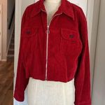 Tracy Evans Y2k corduroy cropped zip jacket Photo 0
