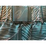 Victorias Secret Satin Banana Leaf Tank and Shorts Set Size Medium Green Photo 7