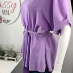Cute Flowy Top Size‎ L Purple Size L Photo 2