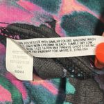 Soma Women’s Crinkle Satin Maxi Dress Size M Built in Bra pink teal bold NWOT Photo 6