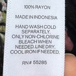 EXPRESS  Black and Red Tie Open Front 3/4 Sleeve Kimono Photo 10