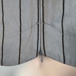 JOA LA Crop Top XS | Blue Pinstripe | Scalloped Edge | NWT | Cotton | MSRP $78 Photo 4