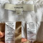 Vince  White Wrap Dress Flutter Sleeve V-Neck Ruffle Cape Midi Designer XS NWOT Photo 9