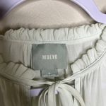 Anthropologie Maeve Mint Cold Shoulder Ruffle Blouse M Photo 1