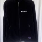 Patagonia Better Sweater M Womens Black Full Zip Fleece Jacket CRITTERCISM Logo Photo 0