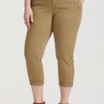Torrid NWT  Plus SizeCropped Twill Military Pant | Pale Sage | 28 Photo 1