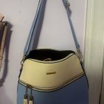 Amazon Blue and cream purse Photo 1
