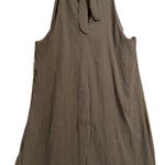 Taylor & Sage NWT  Olive & Gold Pleated Flowy Sleeveless Top Size Large Photo 3