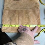 Noonday Collection Adwa fold over crossbody clutch bag small size‎ Tan Photo 12