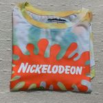 Nickelodeon ‎ yellow and white tie dye t-shirt size M Photo 8