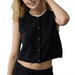 American Eagle AE Crew Neck Button-Up Sweater Vest NWT Large Photo 0