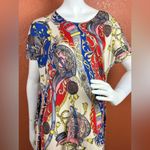 Love In  Red and Blue High Low Dress one size. E82 Photo 7