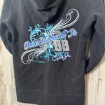 Vintage Y2K Dale Earnhardt Jr 88 Black Blue Zip Hoodie Womens Size Medium Photo 1