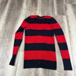 Abercrombie & Fitch Abercrombie Red/Navy Stripe Cardigan Photo 9