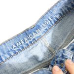 American Eagle  High-Rise Cuffed Mom Jean Shorts Light Wash Size 0 Photo 2