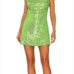 NBD  Jessenia Mini Dress in Neon Green XXS Photo 0