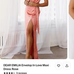 Hello Molly DEAR EMILIA Envelop In Love Maxi Dress Rose  Photo 1