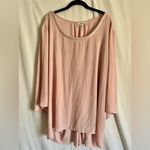 Cato Blush Pink Women's Blouse with Beaded Neckline Photo 1