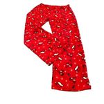 Christmas Unisex Fleece Sleep Pants Red Size L Photo 1