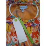 Peach & Aqua Floral Halter Summer Dress by Young Threads from ModCloth Size undefined Photo 5