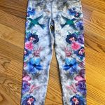 Evolution and creation  high waist orchid and bird print leggings size small Photo 0