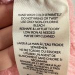 Free People  Pink Bobble Knit Turtleneck Mockneck Sweater Size Small Cozy Boho Photo 8