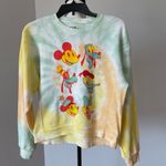 Disney Mickey Minnie Pluto Donald and Daisy Duck Sweatshirt in a Tie Dye Large Photo 11