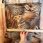 SheIn  SXY Women’s Strapless Bodycon Maxi Dress Leopard Print Side Slit Size L Photo 5