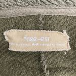 Free People  Shayla Beach Robe Olive Terry Duster Open Front Oversized Sz Medium Photo 13