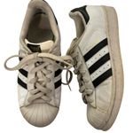 Adidas  Superstar White and Black Sneakers Photo 0