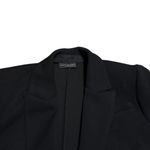 Lane Bryant Journey Black Blazer Button-Down Scuba Stretch Plus Size 22 Women's Photo 2